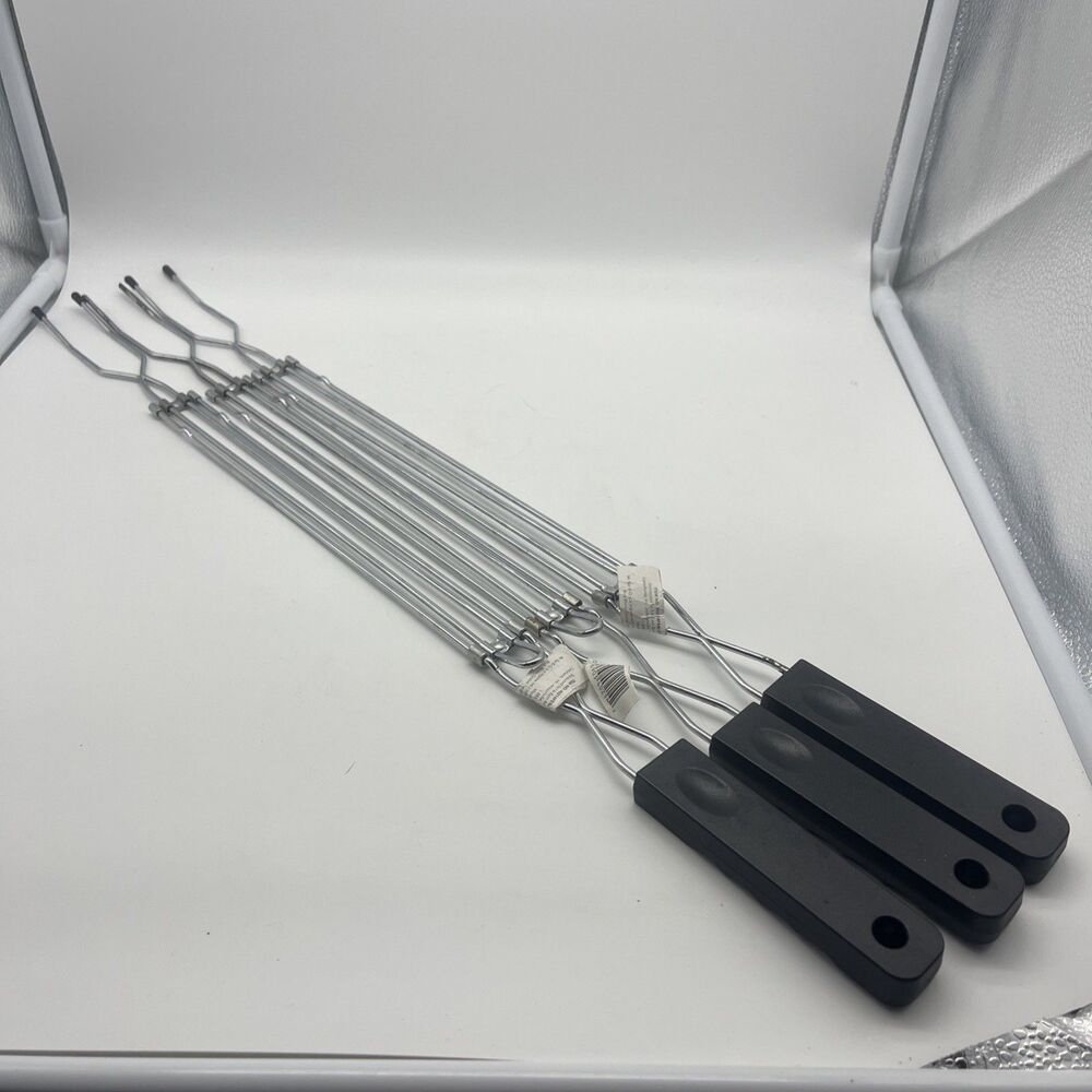 New Mr. Bar-B-Q Extendable Grill Forks 23”to 31.5”, Set of 3